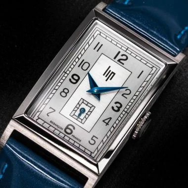 Cadran Montre LIP - T18 Churchill - Trotteuse Excentrée - Cuir Bleu