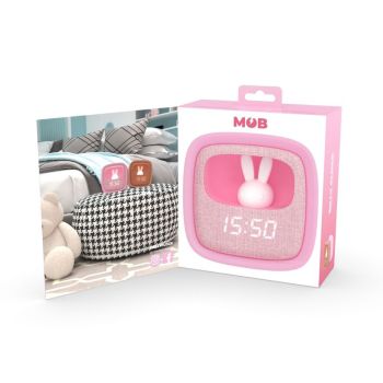 Packaging Réveil Veilleuse Enfant - Mobility on Board - Billy Clock - Rose Chamallow