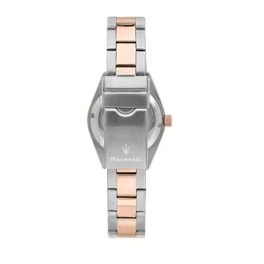 Dos Montre Dateur Maserati - Competizione Lady - Acier Argenté et Doré - R8853100507