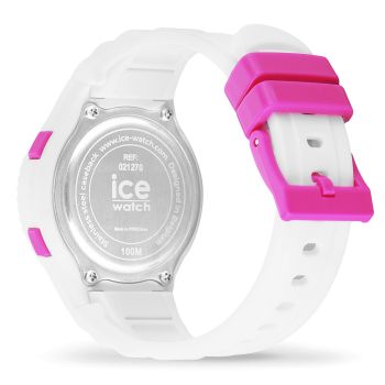 Dos Montre Ice-Watch - Ice Digit White Turquoise Enfant Silicone Small