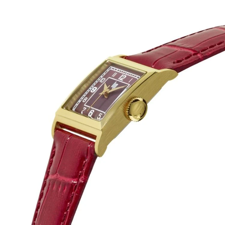 Profil Montre LIP - C18 Churchill - Cuir Rouge