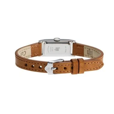 Dos Montre LIP - T13 Churchill - Classique - Cuir Marron et Argenté