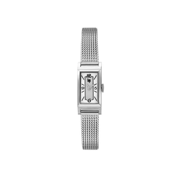 Face Montre LIP - T13 Churchill - Classique - Maille Milanaise Argentée