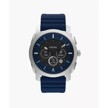 Montre Fossil - Connectée - Gen 6 - Machine - Silicone Bleu