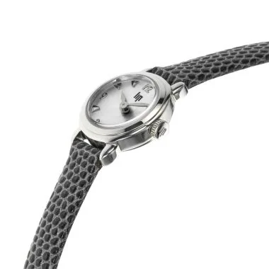 Profil Montre LIP - Henriette - Cuir Gris Texturé