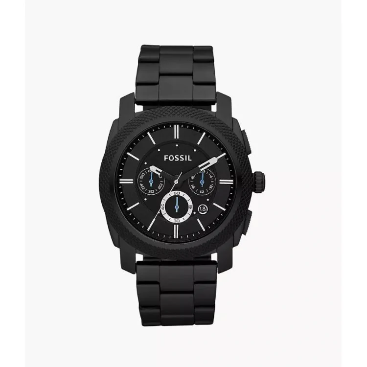 Montre Fossil - Machine - Chronographe - Homme - Acier Noir - FS4552IE