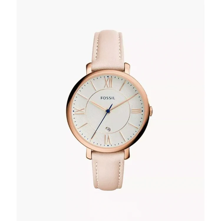 Montre Fossil - Jacqueline - Cuir Rose Poudré - ES3988