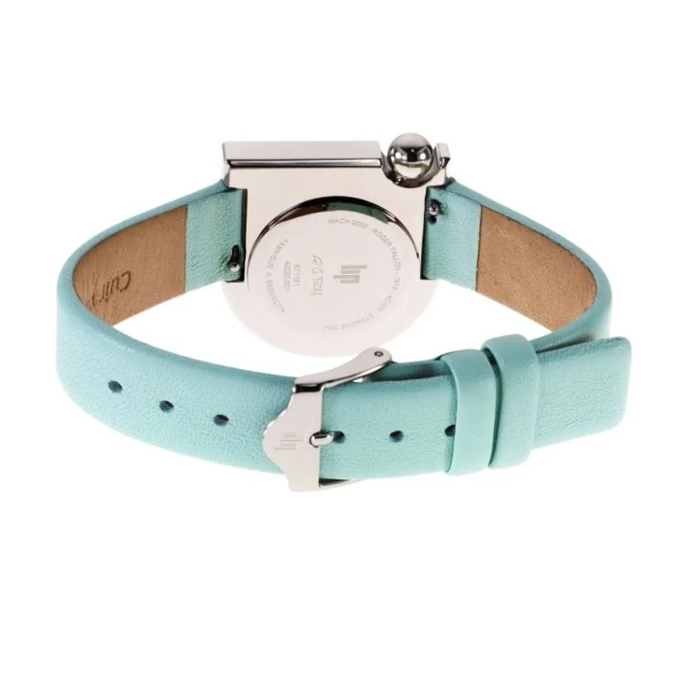 Dos Montre LIP - Mach 2000 - Mini Moon - Cuir Bleu Clair