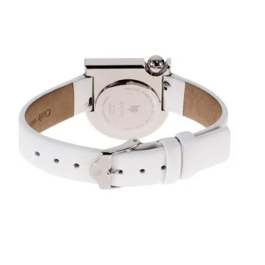 Dos Montre LIP - Mach 2000 - Mini Moon - Cuir Blanc Pailleté