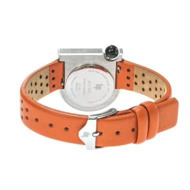 Dos Montre LIP - Mach 2000 - Mini Moon - Cuir Orange Perforé