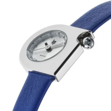 Profil Montre LIP - Mach 2000 - Mini Moon - Cuir Bleu Lisse