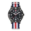 Montre Ruckfield - Rugby - Nato Bleu Blanc Rouge Entier