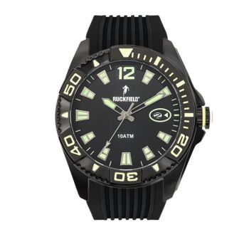 Montre Ruckfield - Rugby - Silicone Noir - 10 ATM