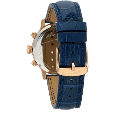 Dos Montre Maserati - Epoca - Chronographe - Cuir Bleu - R8871618013