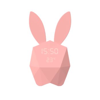 Réveil Lapin Intelligent - Mobility on Board - Cutie Clock - Rose Pastel