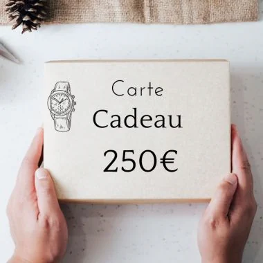 Carte Cadeau Montre - 250€ - Club de la Montre