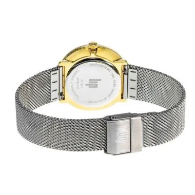 Dos Montre LIP - Dauphine 34mm - Maille Milanaise Argenté