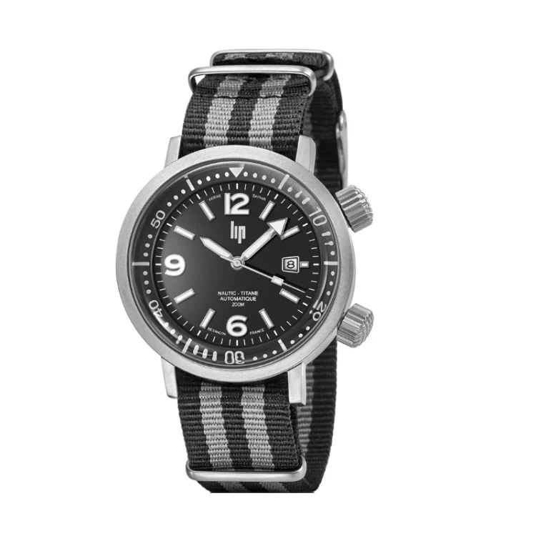 Montre Bis LIP - Grande Nautic Ski 41mm - Automatique - Tropic Noir