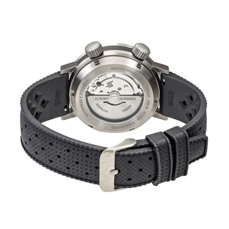 Dos Montre LIP - Grande Nautic Ski 41mm - Automatique - Tropic Noir