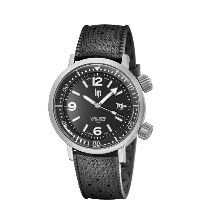 Montre LIP - Grande Nautic Ski 41mm - Automatique - Tropic Noir