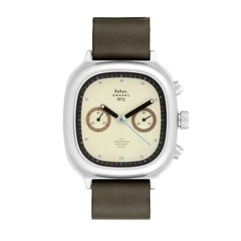 Montre Kelton X Chapal 1972 - Chronographe Skysand Taupe