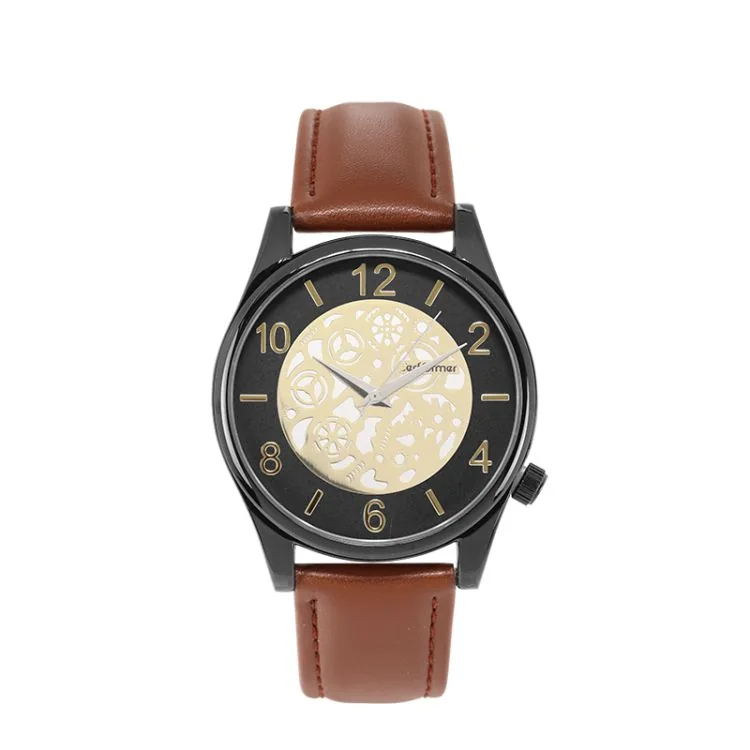 Montre Performer - Squelette - Cuir Marron Cadran Noir - 70220532