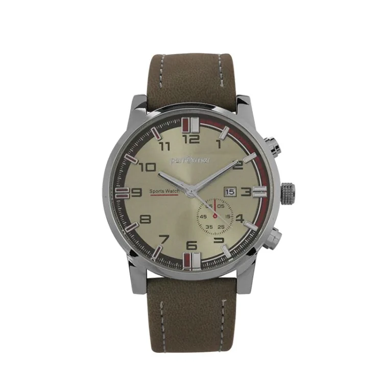 Montre Performer - Chronographe Factice - Cuir Marron - 7058422
