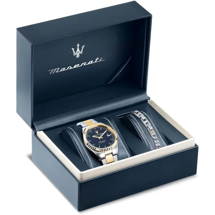 Coffret Coffret Montre Maserati - Competizione - Argent et Doré - R8853100033