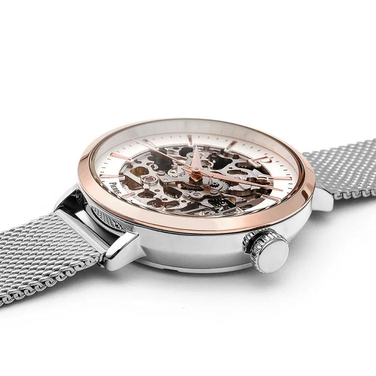 Profil Pierre Lannier - Automatic - Squelette - Maille Milanaise Argent