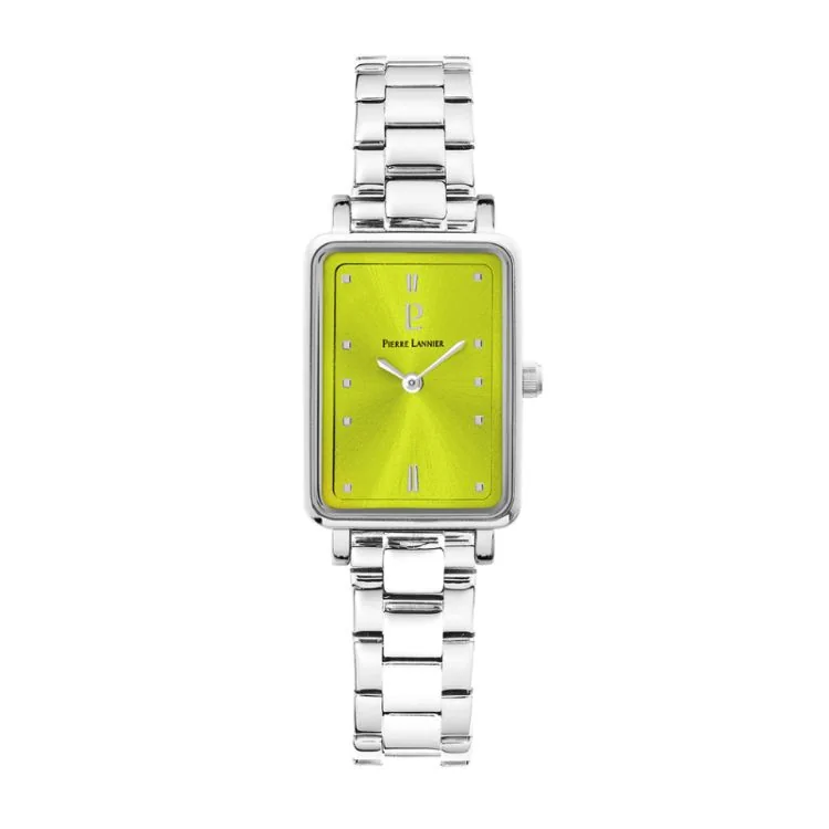 Montre Pierre Lannier - Ariane - Rectangle - Cadran Vert