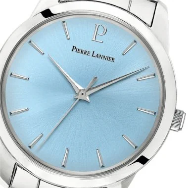 Cadran Montre Pierre Lannier - Roxane - Minimaliste - Cadran Bleu