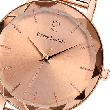 Cadran Montre Pierre Lannier - Multiples - Tendance - Maille Milanaise Rose