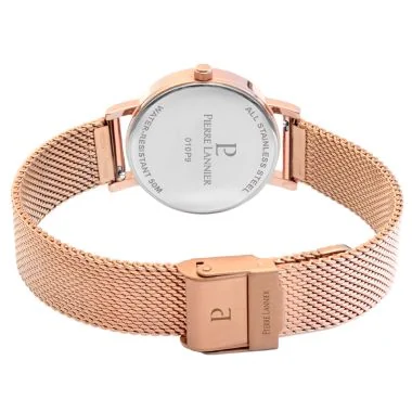 Dos Montre Pierre Lannier - Multiples - Tendance - Maille Milanaise Rose