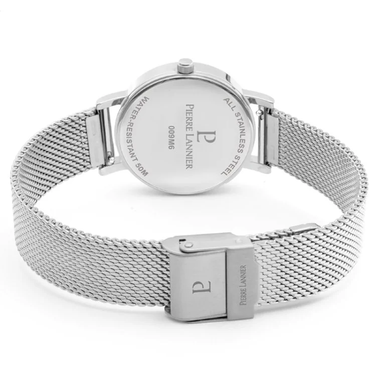 Dos Montre Pierre Lannier - Multiples - Tendance - Maille Milanaise Argent