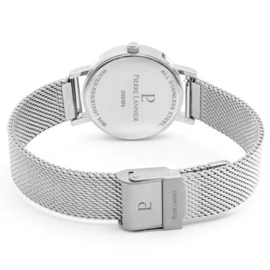 Dos Montre Pierre Lannier - Multiples - Tendance - Maille Milanaise Argent