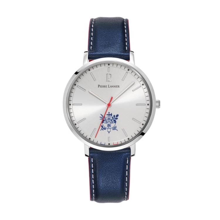 Montre Pierre Lannier - Elysée - Cuir Bleu