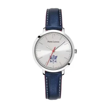 Montre Pierre Lannier - Elysée - Femme - Cuir Bleu 453D626