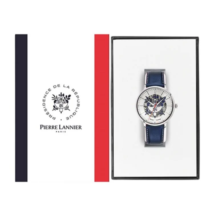 Coffret Montre Pierre Lannier - Elysée - Squelette - Automatique - Homme