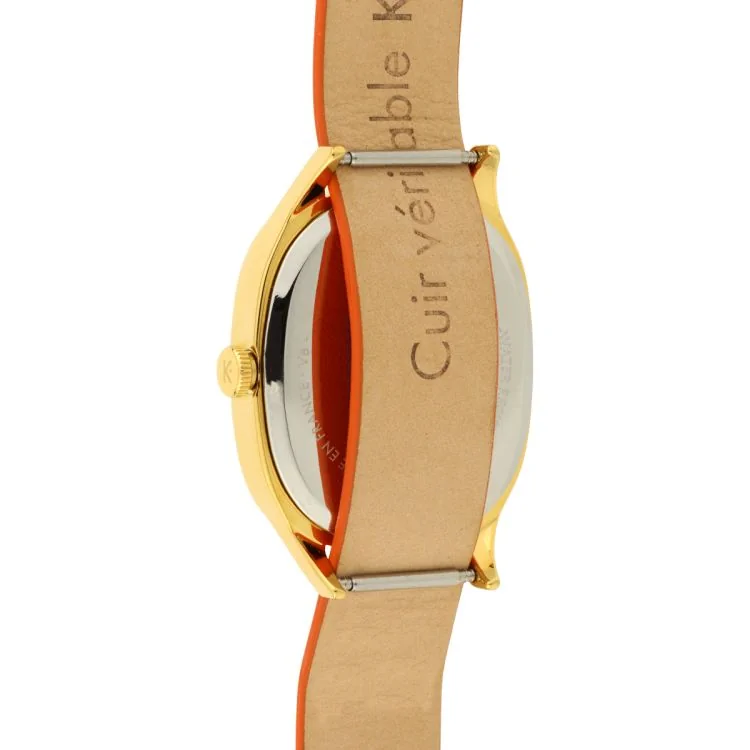 Dos Montre Kelton - Colorama - Barbiecore - Rayée Orange et Rose