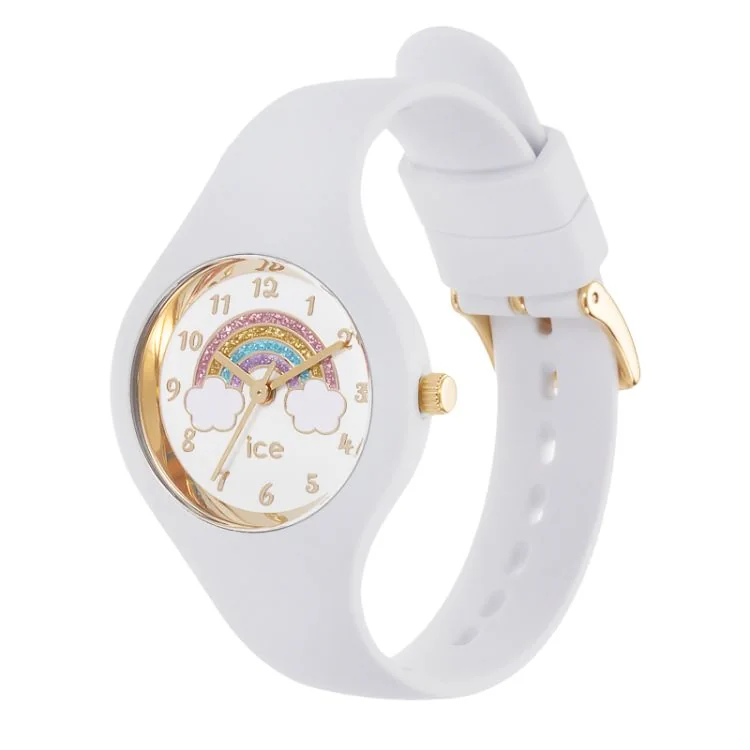 Profil Montre Ice-Watch - Ice Fantasia - Enfant - Arc en ciel - Blanche Extra Small
