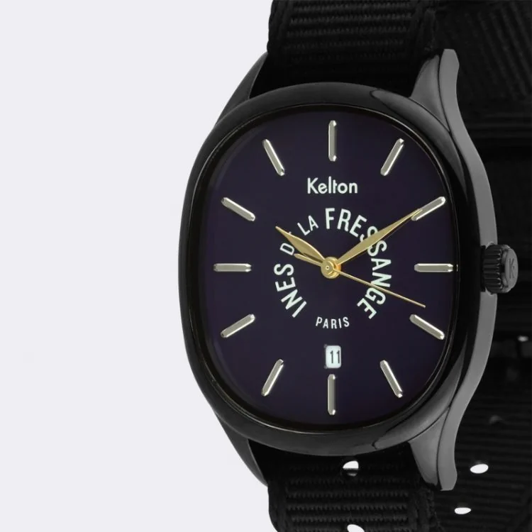 Cadran Montre Kelton x Ines de la Fressange Paris - Grande Colorama - Minuit-