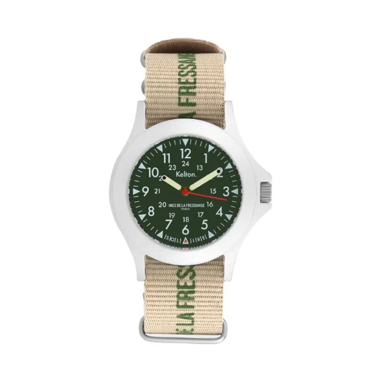 Montre Kelton x Ines de la Fressange Paris - Solaire - Field Sand