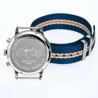 Dos Montre LIP - Rallye 42mm - Chronographe - Automatique - Jacquard