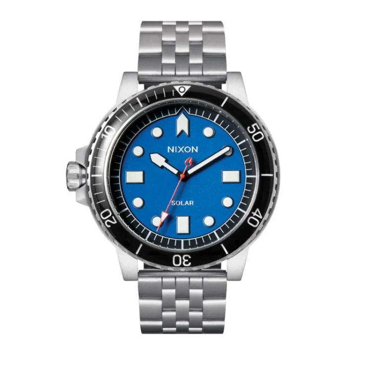 Montre Nixon - Stinger 44 - Argent et Bleu