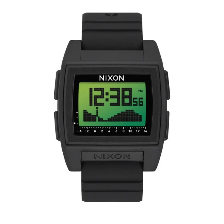 Montre Nixon - Base Tide Pro - Black / Green Positive