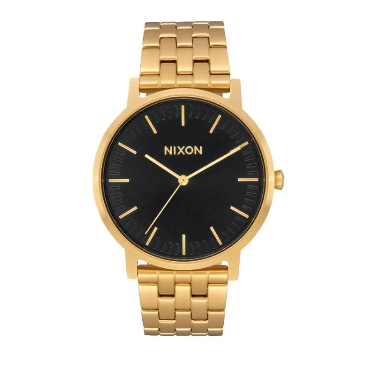 Montre Nixon - Porter - All Gold / Black Sunray