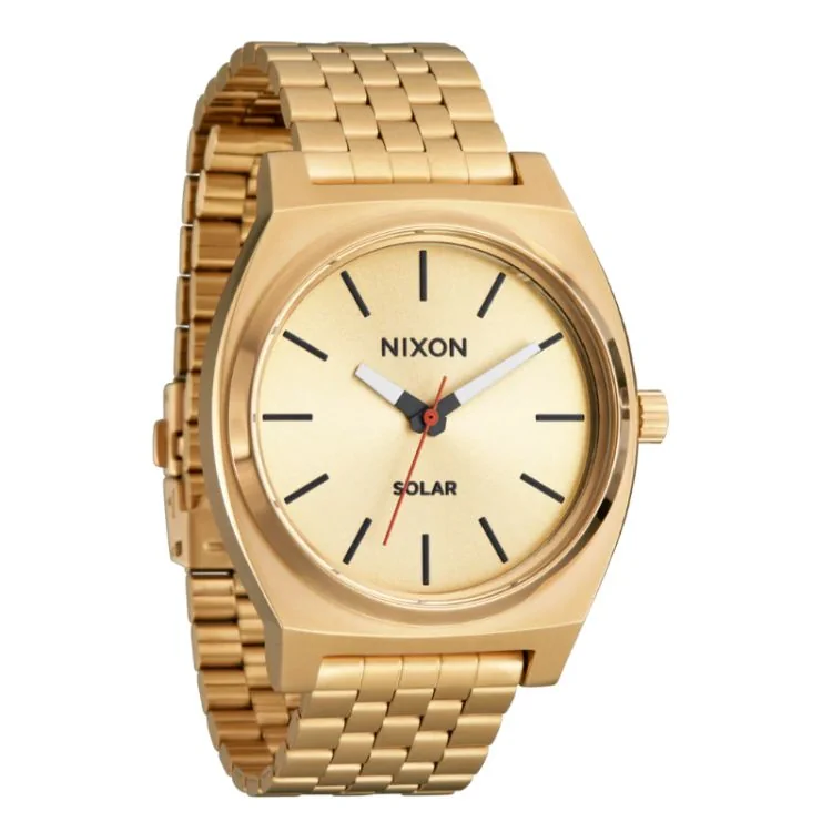 Profil Montre Nixon - Time Teller Solar - All Gold / Black