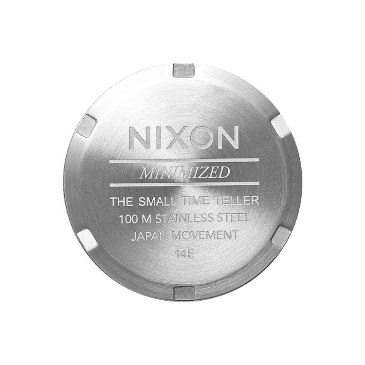 Boitier dos Montre Nixon - Small Time Teller - All Silver