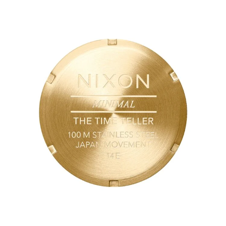 Boitier dos Montre Nixon - Time Teller - Gold / Green Sunray