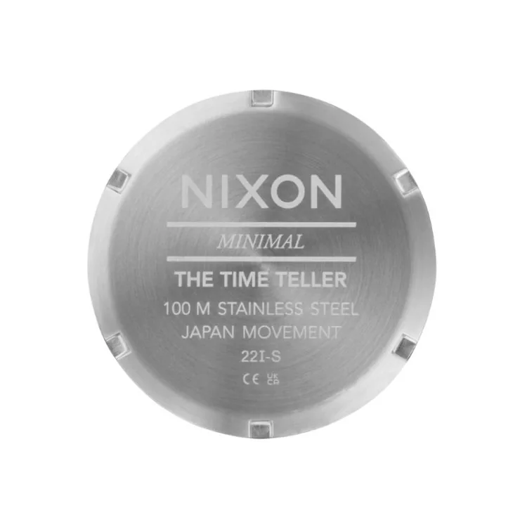 Boitier dos Montre Nixon - Time Teller - All Silver